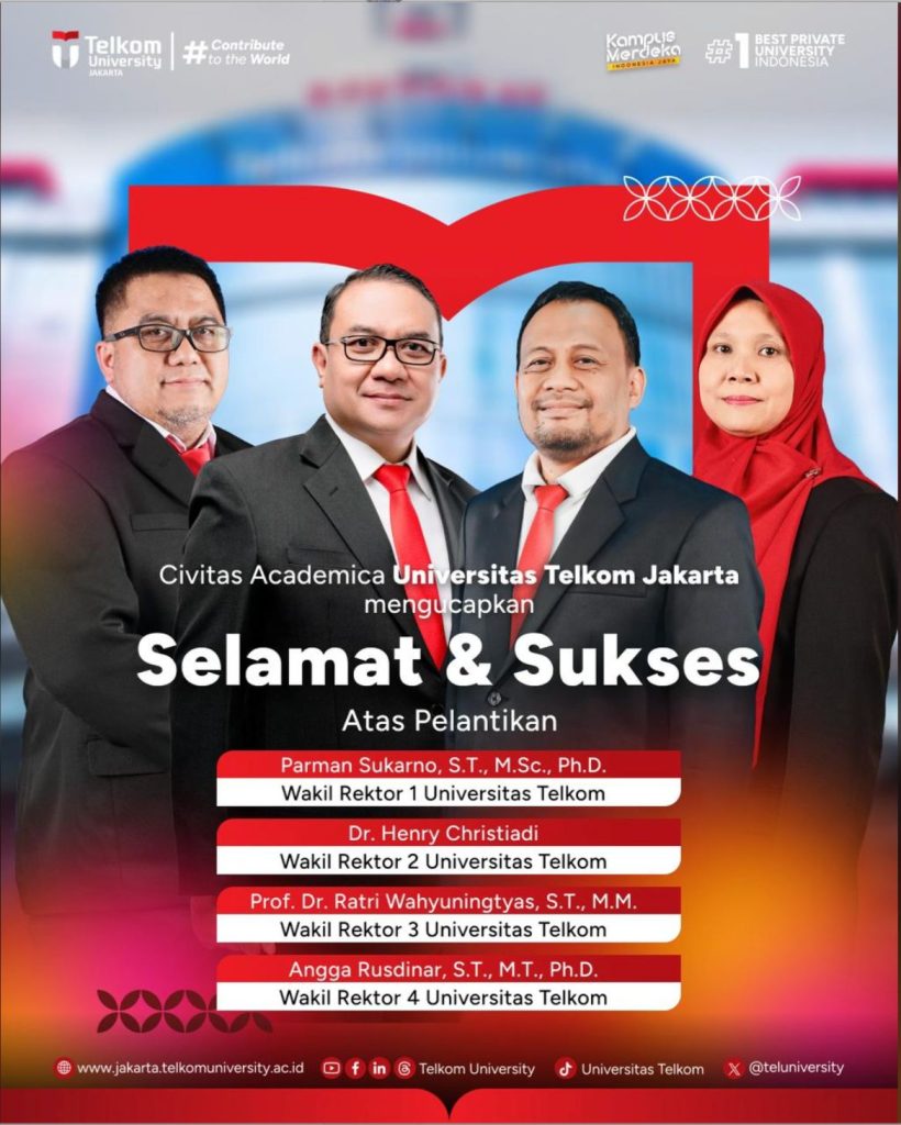 Prof. Ratri Wahyuningtyas Resmi Menjadi Wakil Rektor 3 Telkom ...